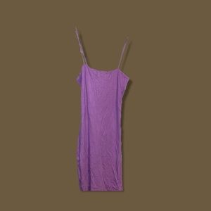 Lavender skinny strap bodycon dress